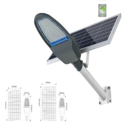 Đèn năng lượng mặt trời Công trình ZL 150W