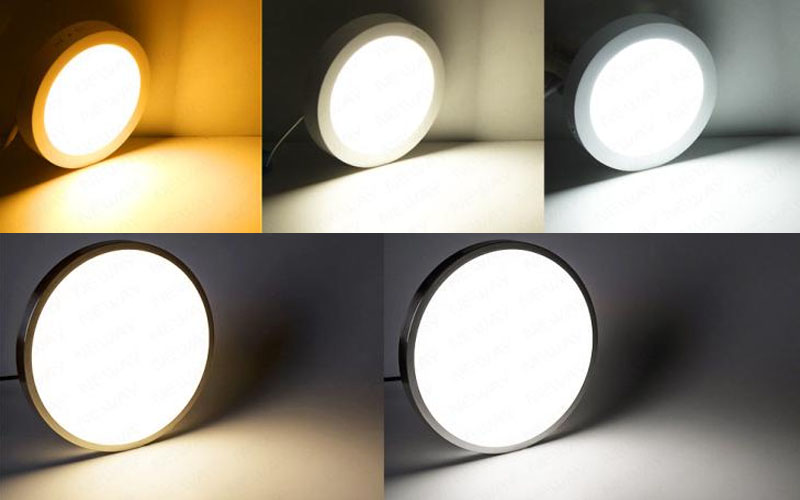 Phân loại đèn LED âm trần theo màu ánh sáng