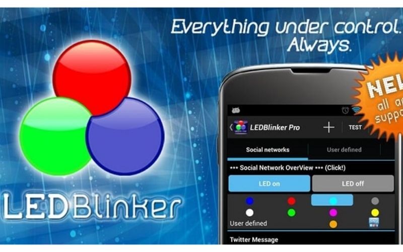 LED Blinker Notifications - Cảnh báo thông minh với đèn LED